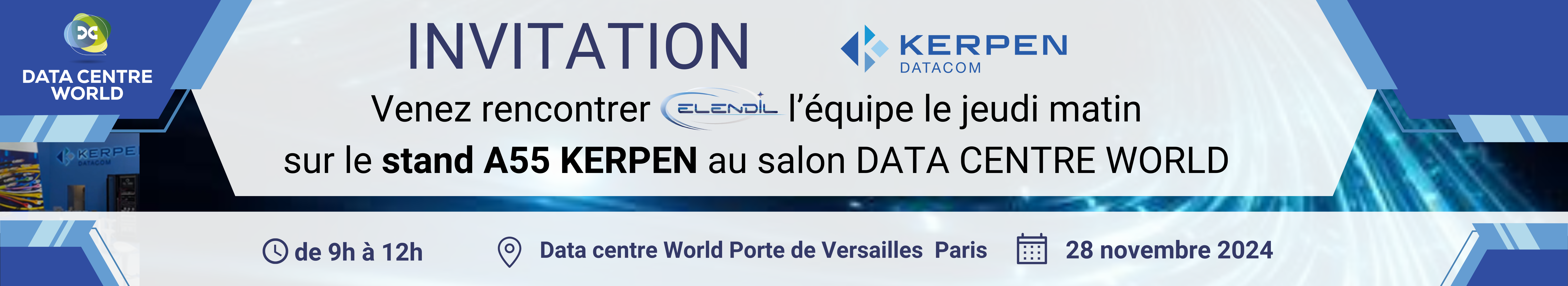 Elendil sera présent au data centre world sur le stand kerpen