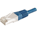 CORDON PATCH RJ45 F/UTP CAT6a bleu 5m