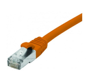 CORDON PATCH RJ45 S/FTP CAT 6a LSOH Snagless 0,3m Orange