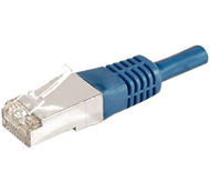 CORDON PATCH RJ45 F/UTP CAT6a bleu 5m