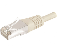 CORDON PATCH RJ45 F/UTP CAT6a Gris 7,5m